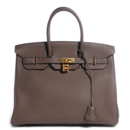 Hermes Togo Birkin 35 Taupe 1 of 10