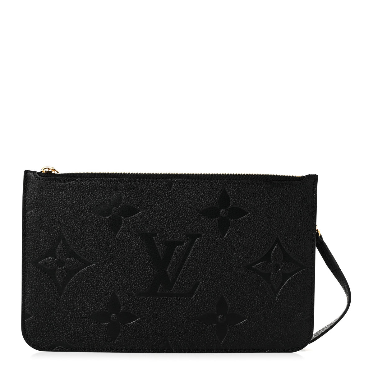 Louis Vuitton Empreinte Monogram Giant Neverfull MM Pochette Black 1 of 7