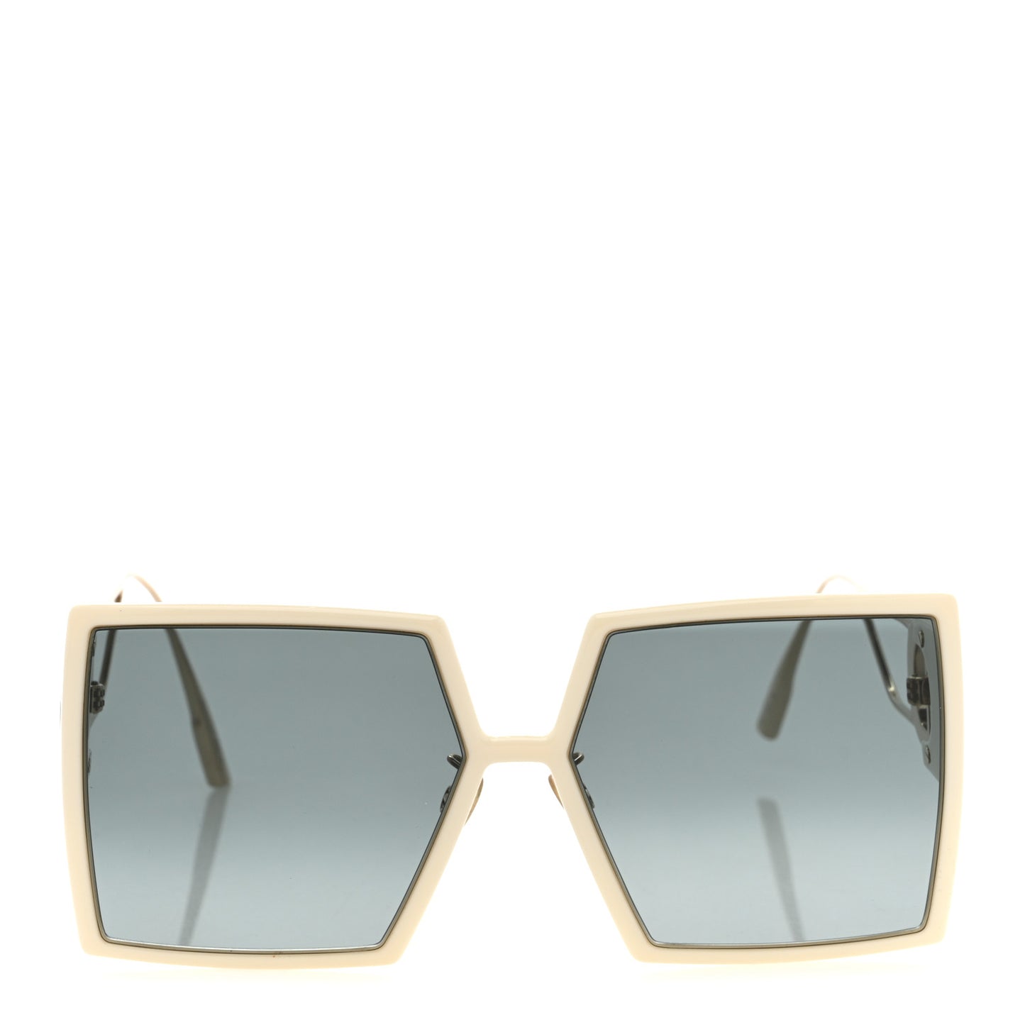 Square 30 Montaigne SU Sunglasses White