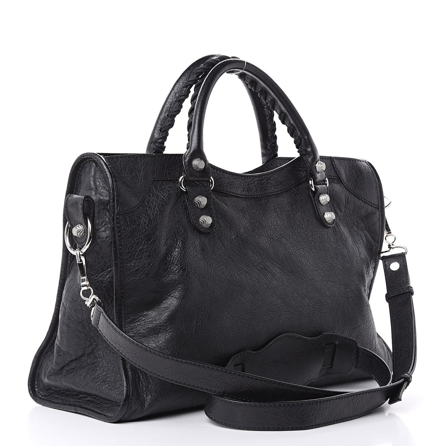 Agneau Giant 12 Silver Hardware City Black
