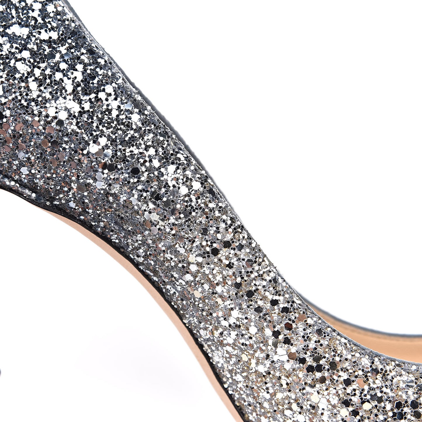 Glitter Degrade Romy 100 Pumps 39.5 Dusk Blue Silver
