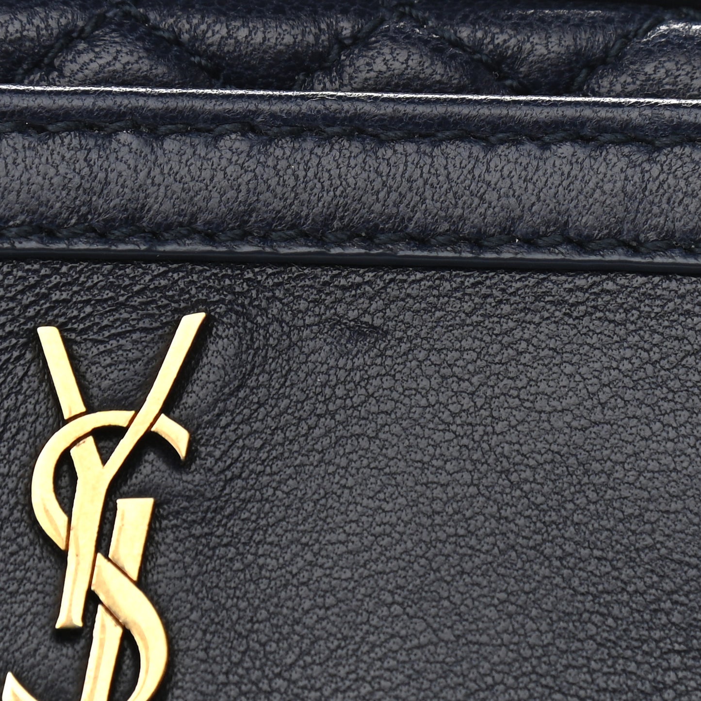 Lambskin Quilted Victoire Camera Bag Deep Marine