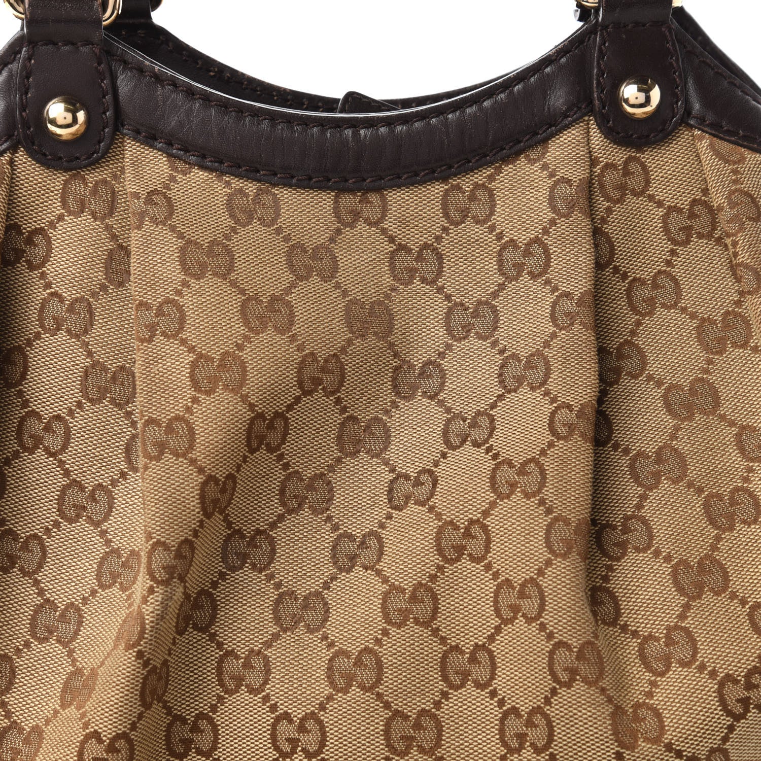 Gucci Monogram Medium Sukey Tote Dark Brown 10 of 13