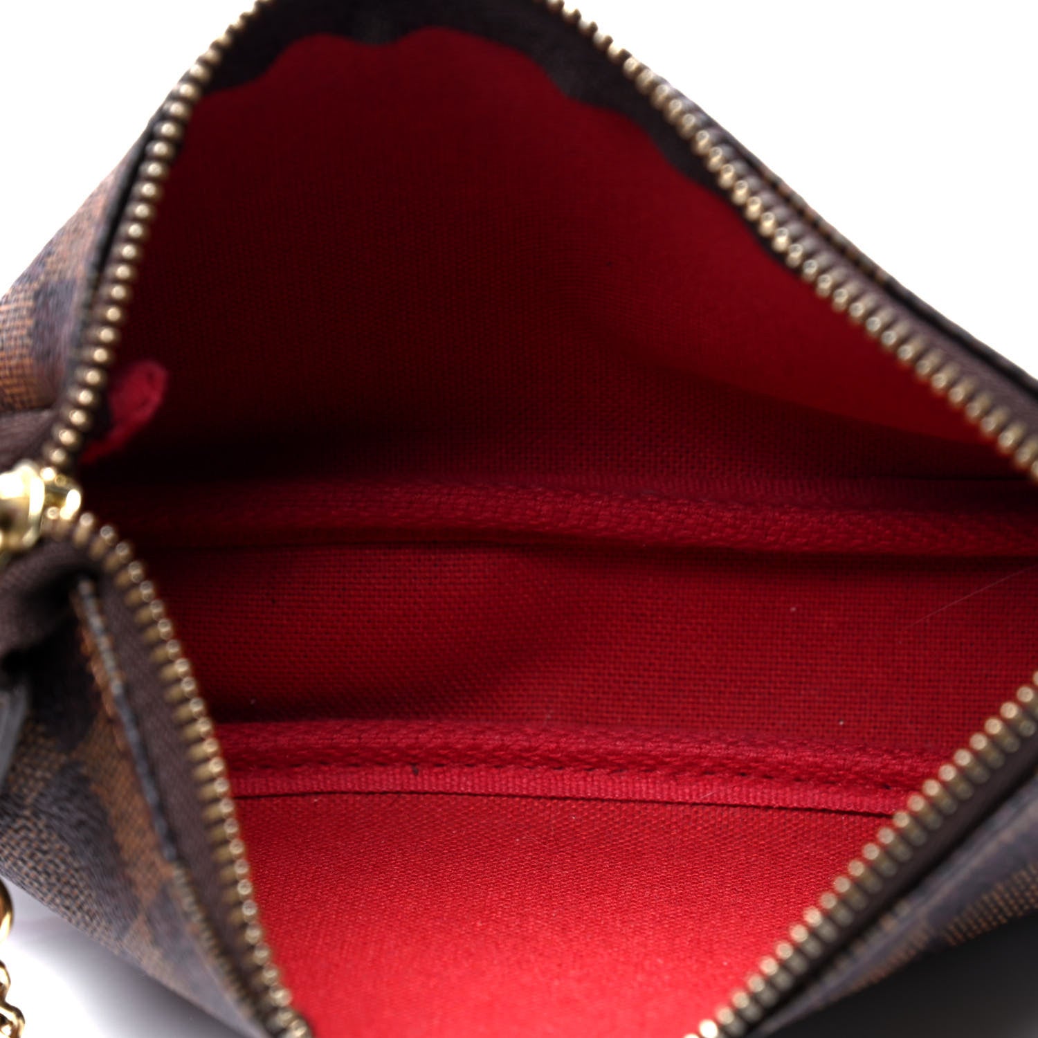 Louis Vuitton Damier Ebene Mini Pochette Accessories 3 of 4