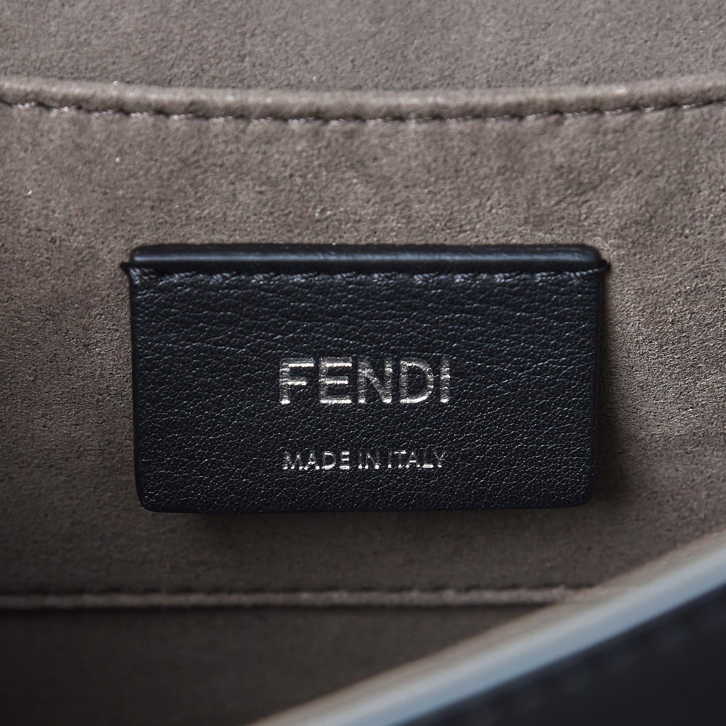Vitello Century Opaco F is Fendi Small Kan I Shoulder Bag Black