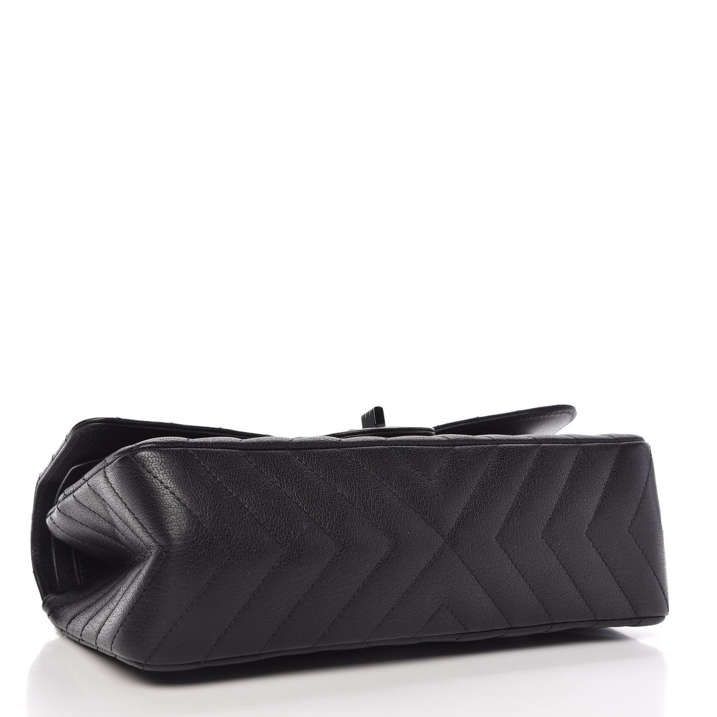 Sheepskin Chevron Quilted 2.55 Reissue 225 Double Flap So Black
