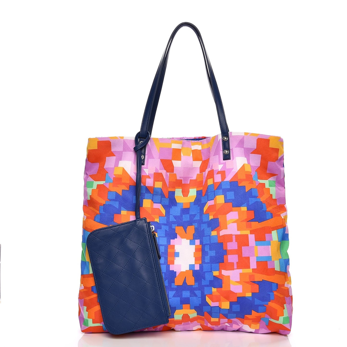 Nylon Printed CC Tote Multicolor