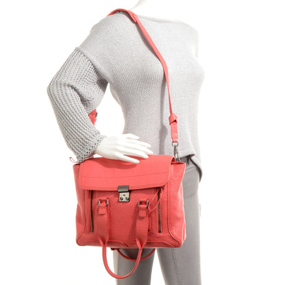 3.1 Phillip Lim 3.1 Medium Pashli Satchel Coral 2 of 12