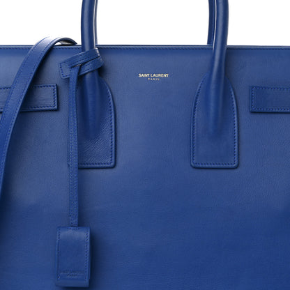Saint Laurent Calfskin Small Sac De Jour Royal Blue 8 of 12