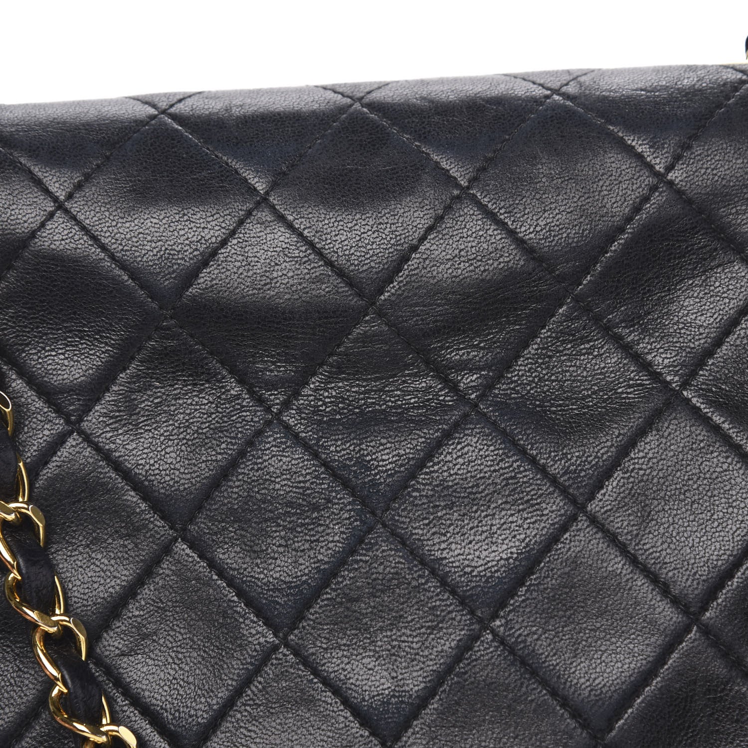 Chanel Lambskin Quilted Mini Square Flap Bag Black 14 of 17