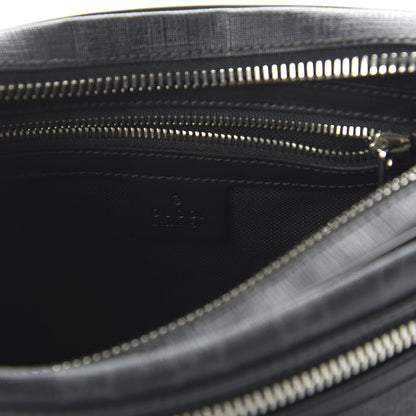 Gucci Soft GG Supreme Monogram Web Belt Bag Black Grey 8 of 11