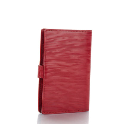 Louis Vuitton Epi Small Ring Agenda Cover Rouge 3 of 8