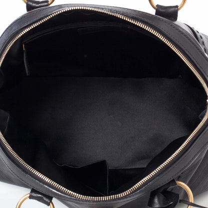 Saint Laurent Leather Large Muse Black 9 of 10