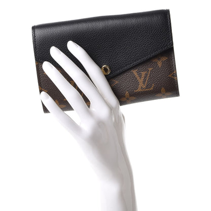 Louis Vuitton Monogram Pallas Compact Wallet Black 2 of 9