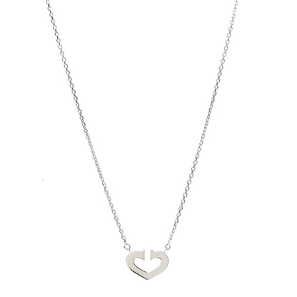Cartier 18K White Gold Medium Hearts and Symbols Necklace 1 of 6