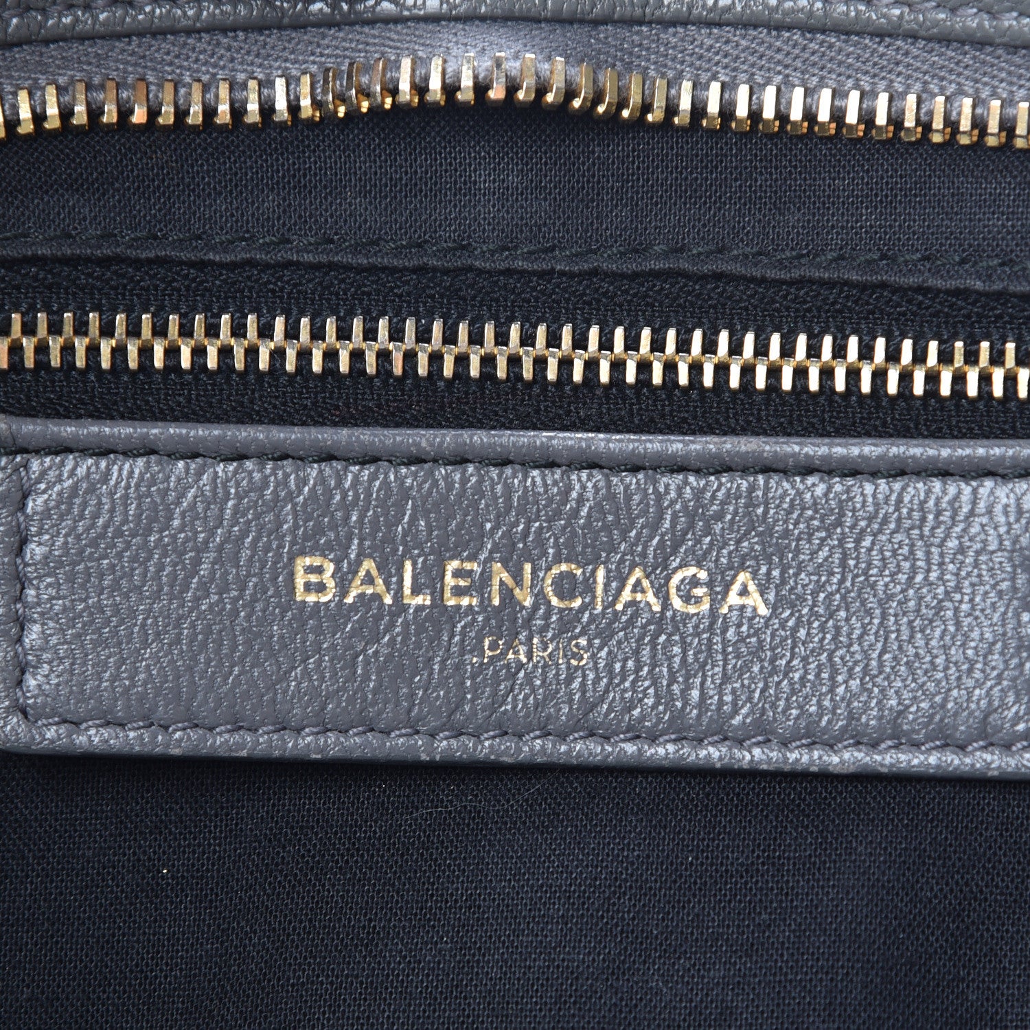 Balenciaga Chevre Gold Metallic Edge Hardware City Gris Acier 8 of 11