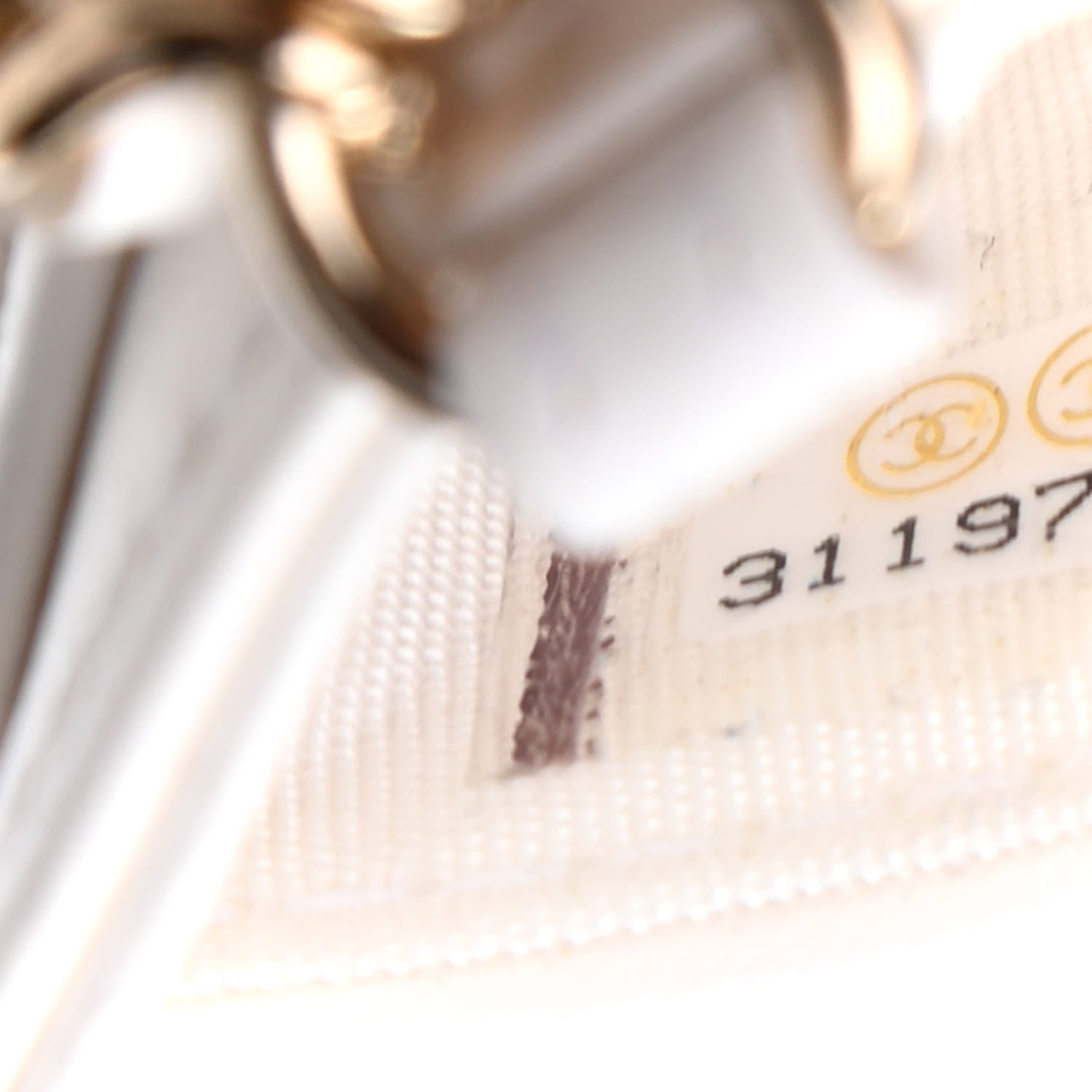 Chanel Lambskin Quilted My Chanel Lady Card Holder On Chain White 7 of 8