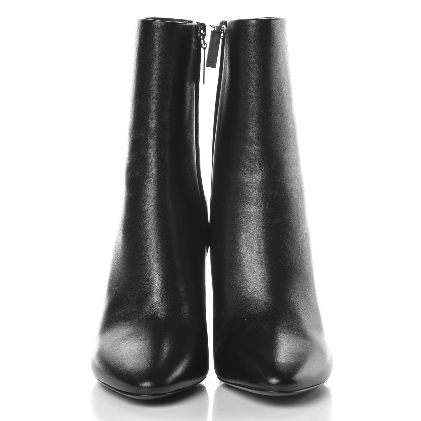 Nappa Vendome Loulou Ankle Zip Boot 38 Black
