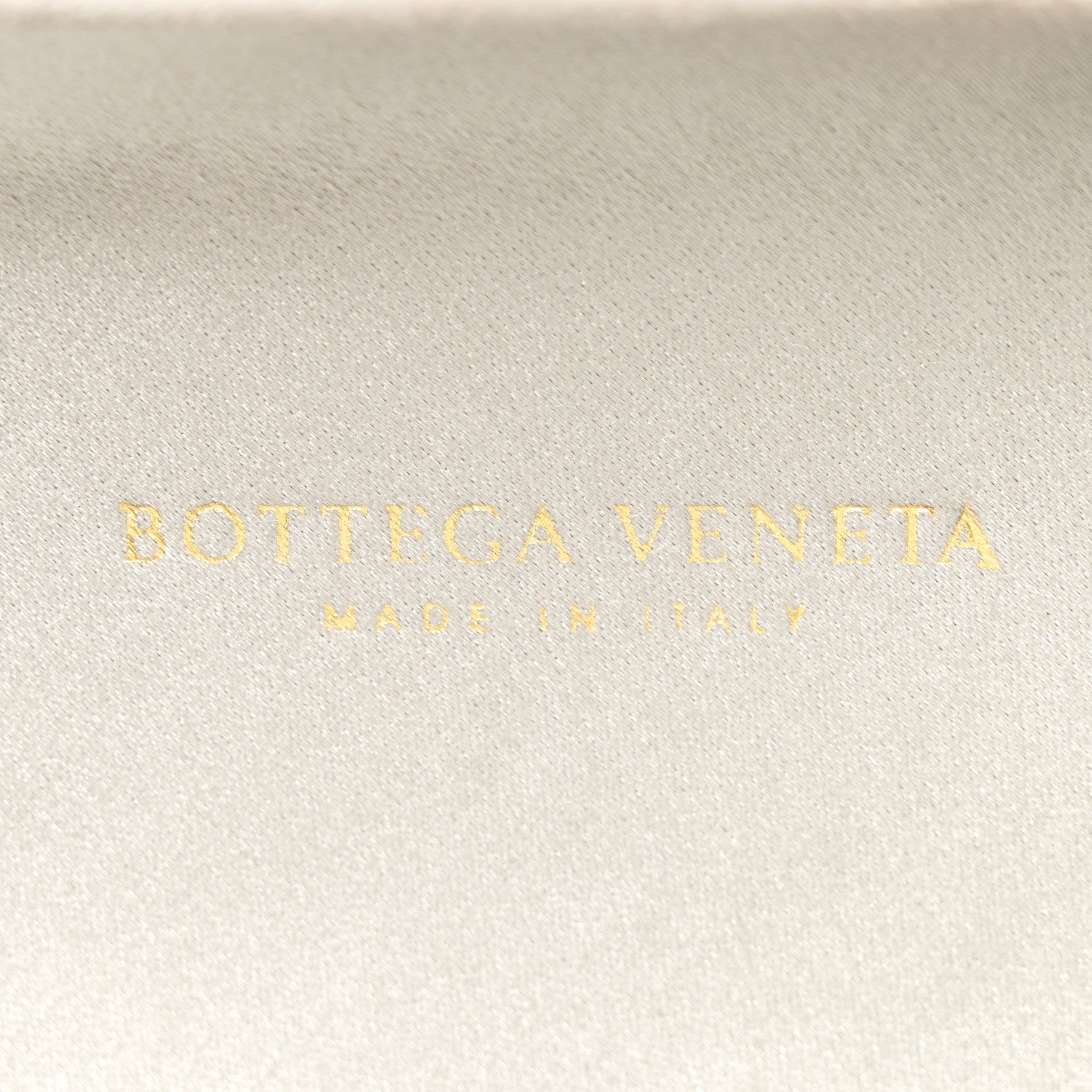 Bottega Veneta Satin Intreccio Knot Clutch Light Grey 6 of 6
