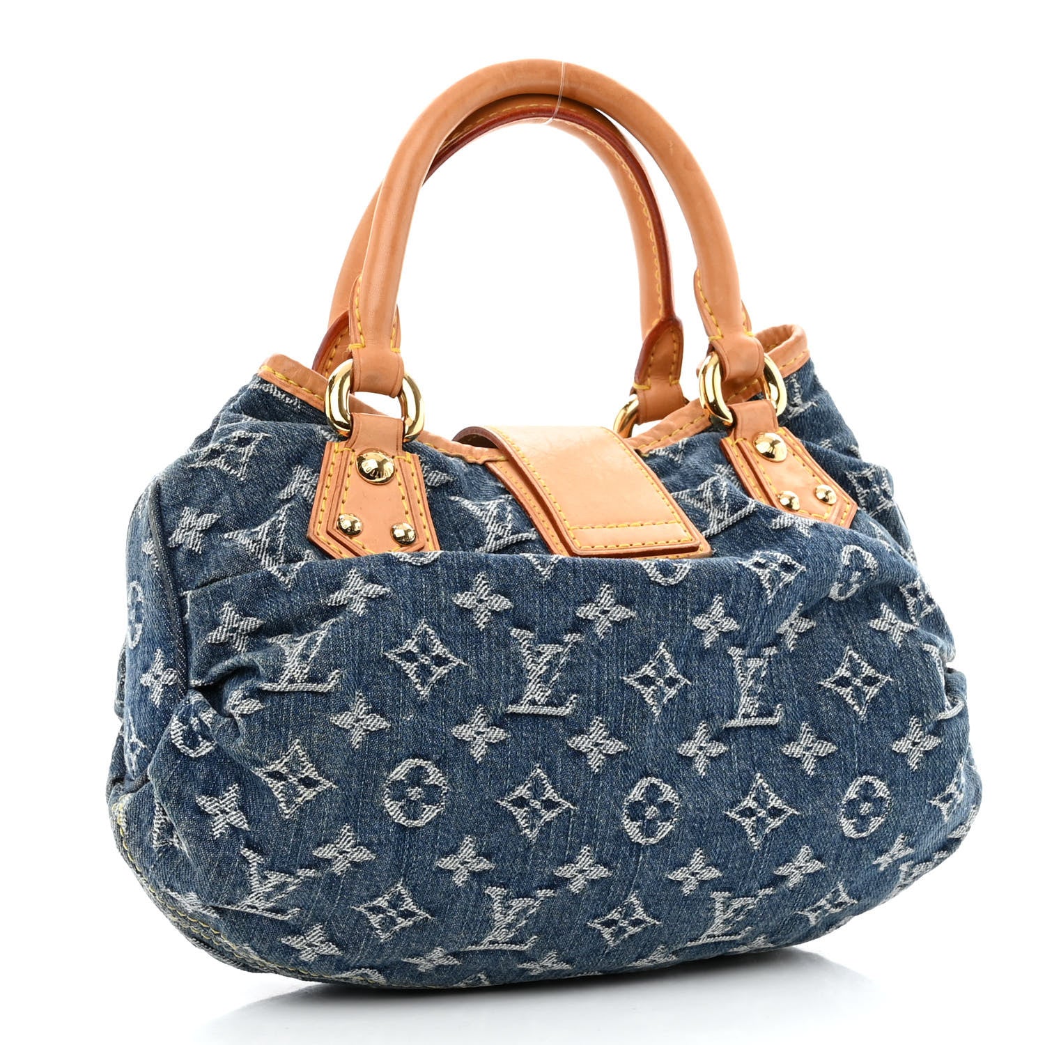 Louis Vuitton Monogram Denim Pleaty Blue 3 of 12