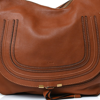 Chloe Calfskin Medium Marcie Hobo Tan 8 of 12