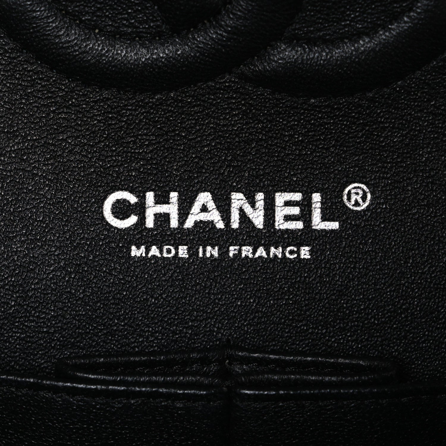 Chanel Caviar Chevron Quilted Medium Double Flap Black 6 of 10