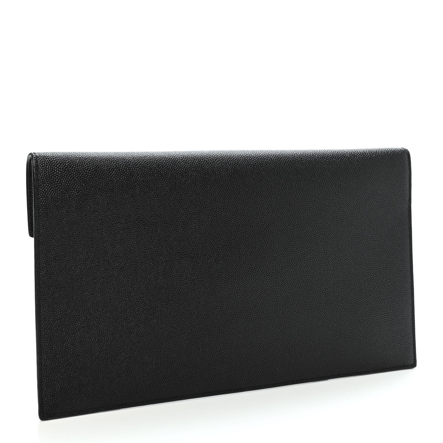 Saint Laurent Grain De Poudre Uptown Pouch Black 2 of 4