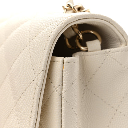 Chanel Caviar Quilted Mini Rectangular Flap White 11 of 13