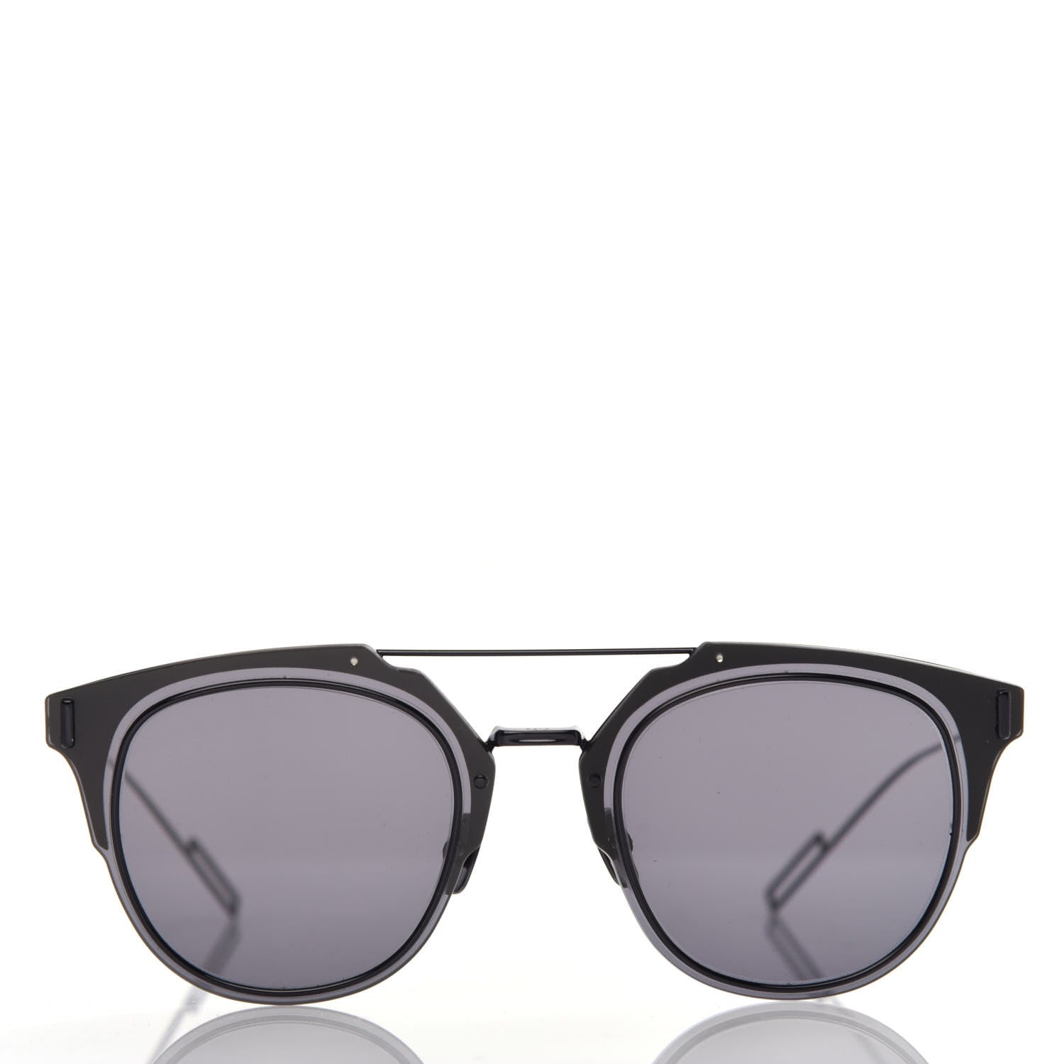 Christian Dior Mirrored So Real Sunglasses Matte Black 2 of 5