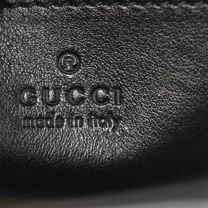 Gucci Calfskin GG Matelasse Small Slim Chain Shoulder Bag Black Natural 7 of 15