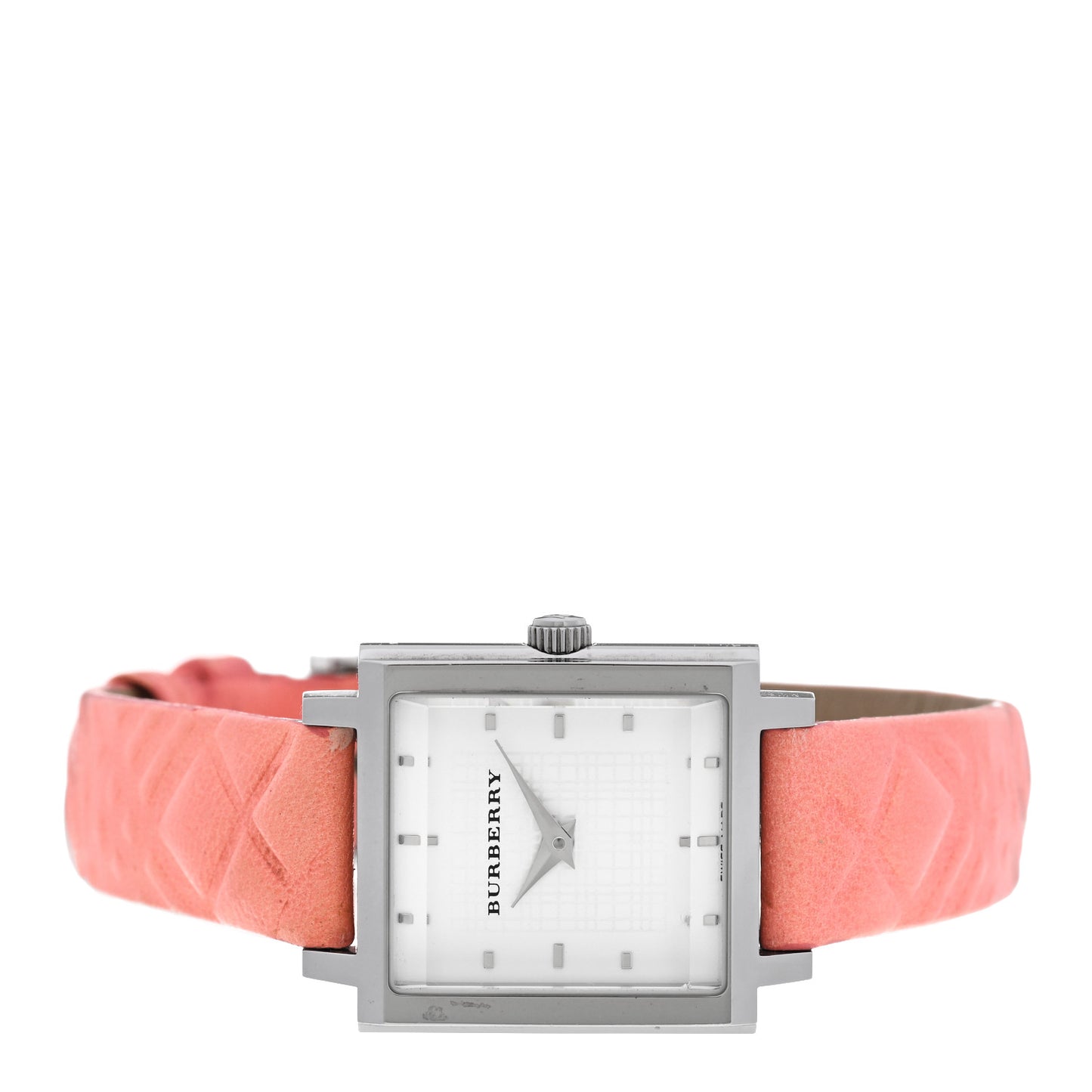 Stainless Steel Calfskin 24mm Quartz Watch Pink BU2001