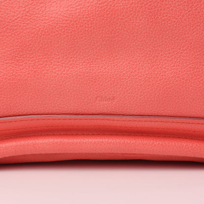 Chloe Calfskin Large Paraty Coral 10 of 10