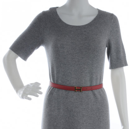 Hermes Box Courchevel Reversible Constance 18mm H Belt Rouge Noir 65 2 of 7