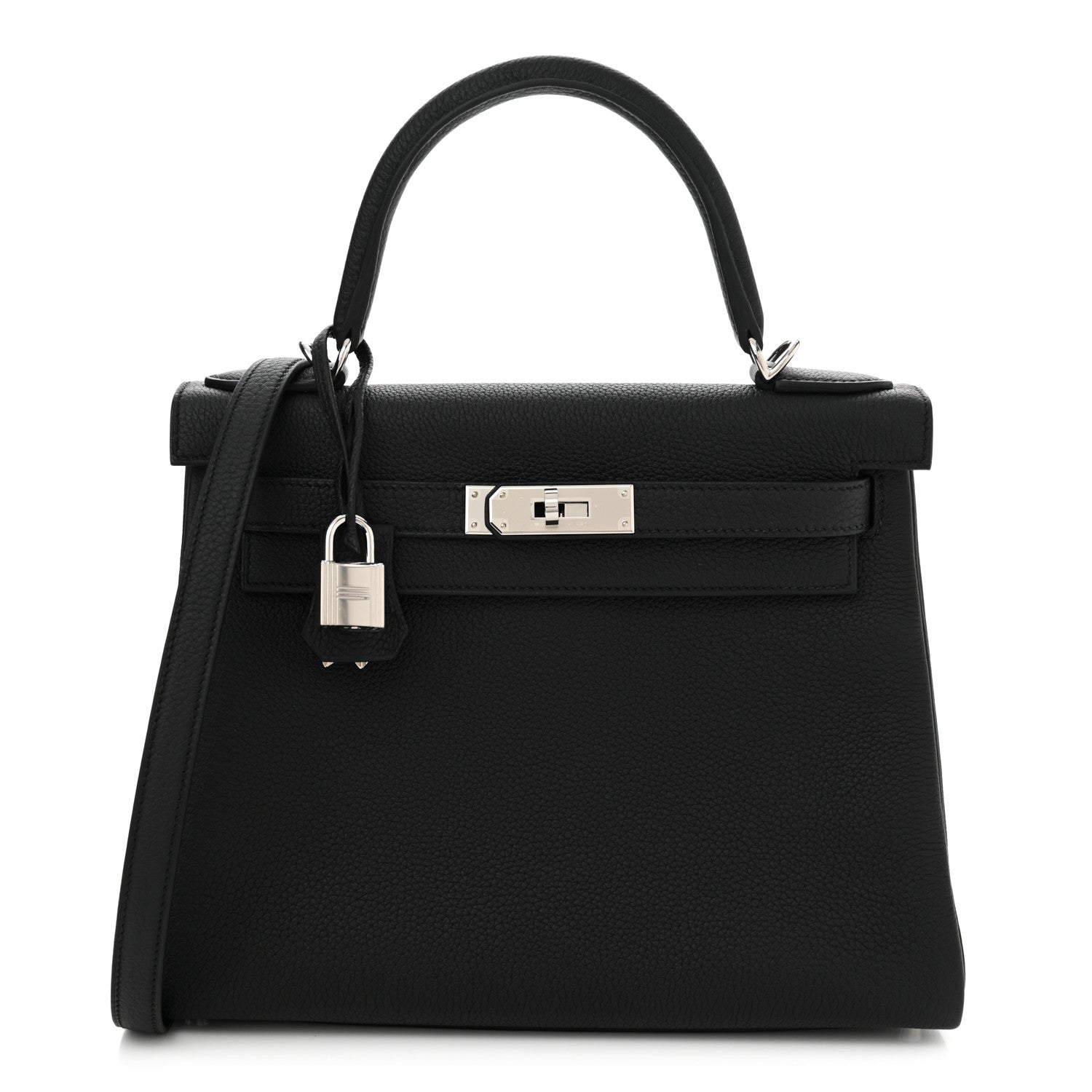 Hermes Togo Kelly Retourne 28 Black 1 of 11