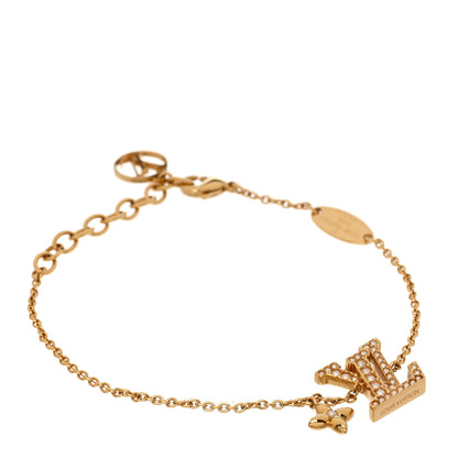 Louis Vuitton Metal Pearl LV Iconic Bracelet Gold 1 of 7
