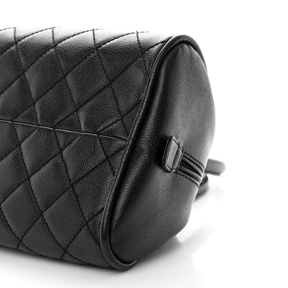 Chanel Caviar Quilted Small Bowler Black 10 of 14