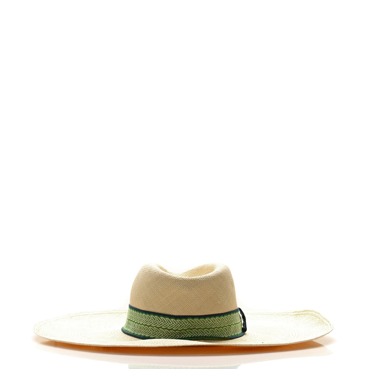 Hermes Straw Arizona Panama Brisa Hat 57 Naturel Multicolor 6 of 10