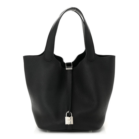 Taurillon Clemence Picotin Lock 22 MM Black