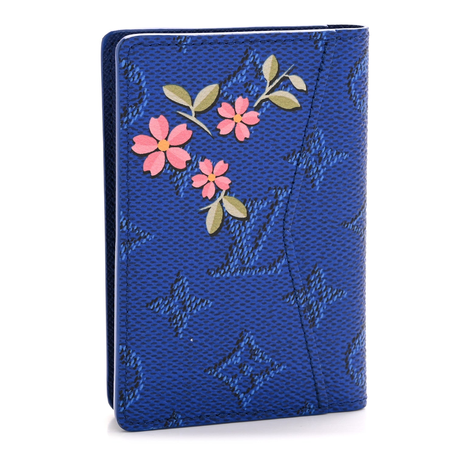 Louis Vuitton Monogram Japan Pocket Organizer Blue 3 of 7