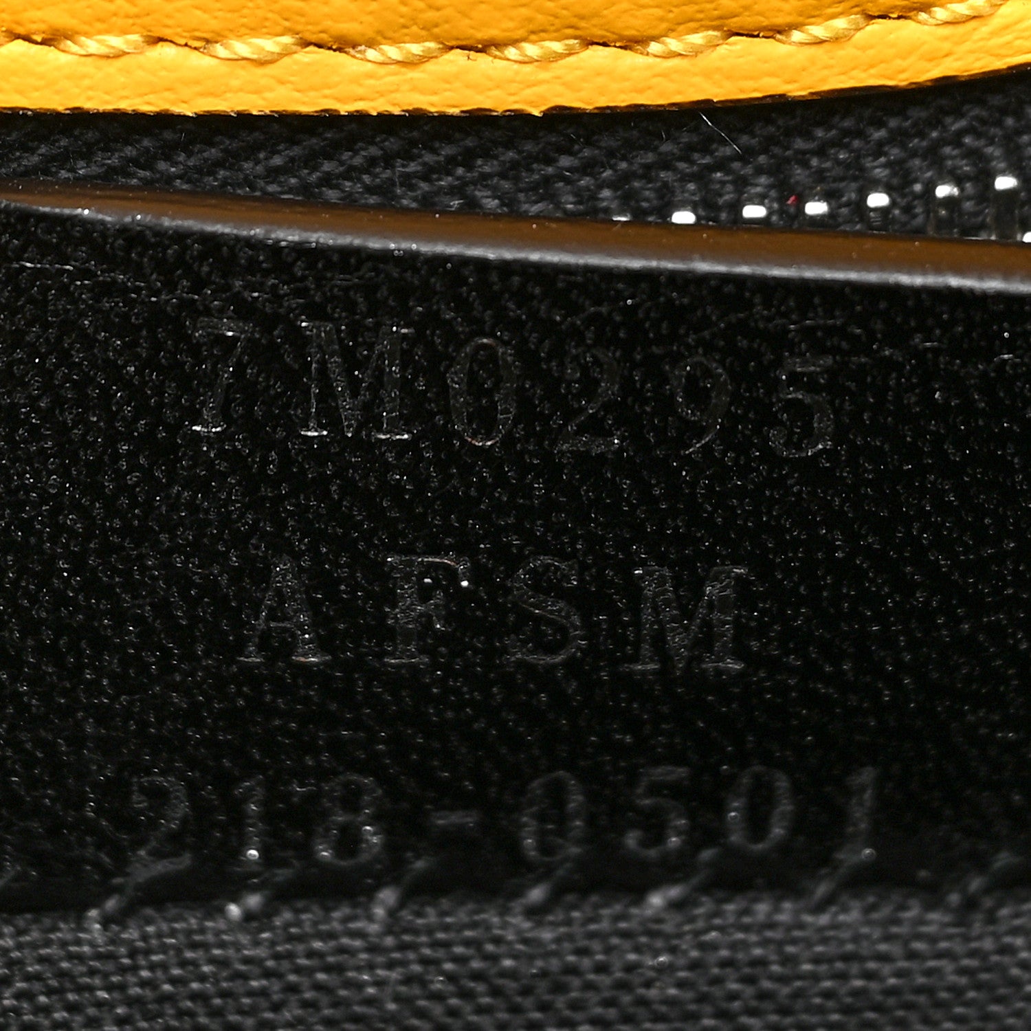 Fendi X SARAH COLEMAN Glazed Fabric Enamel Small FF Vertigo Baguette Belt Pouch Mimosa 7 of 14