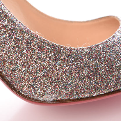 Christian Louboutin Glitter Canvas Aliglitter Fifille 100 Pumps 39.5 Multicolor 10 of 12