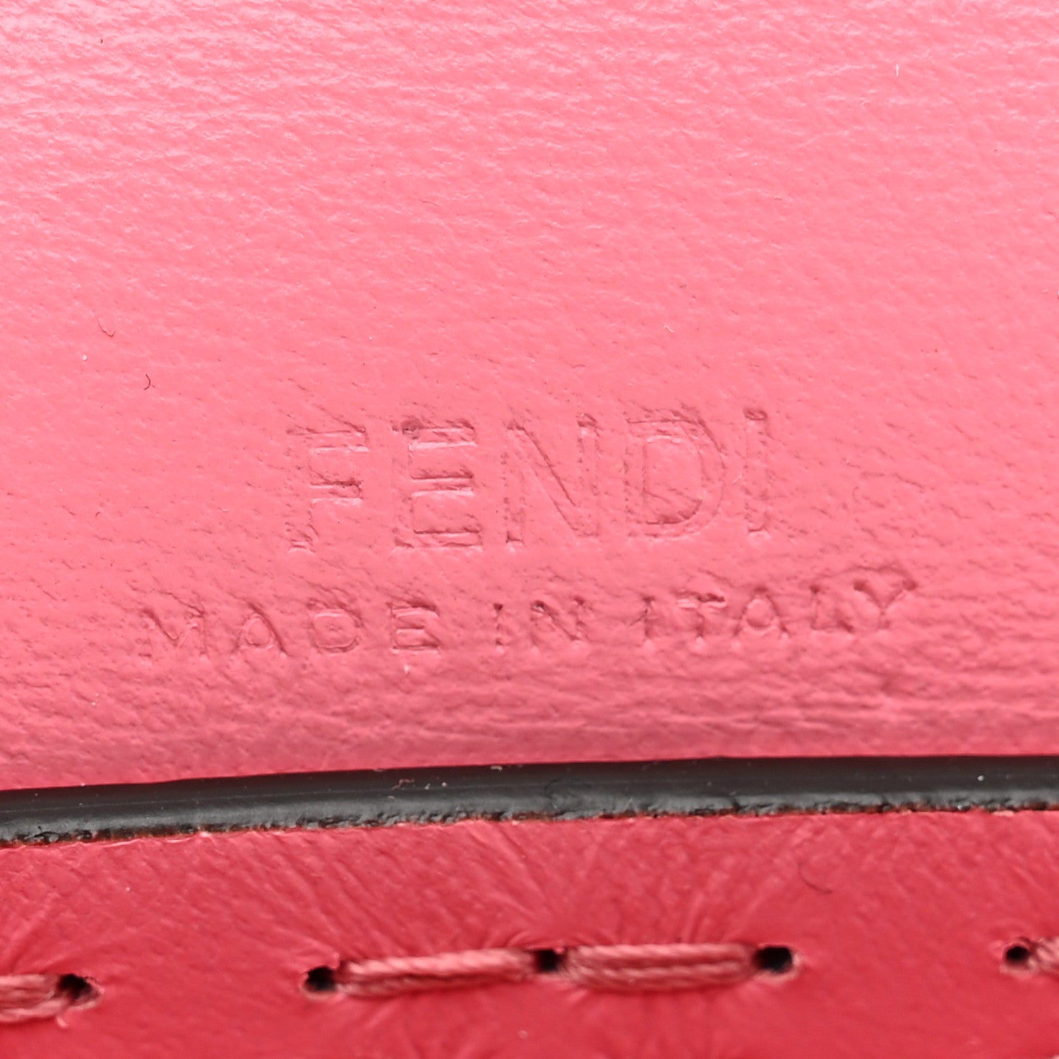 Fendi Vitello King Logo Pico Baguette Strap Airpods Pro Case Pink 6 of 6