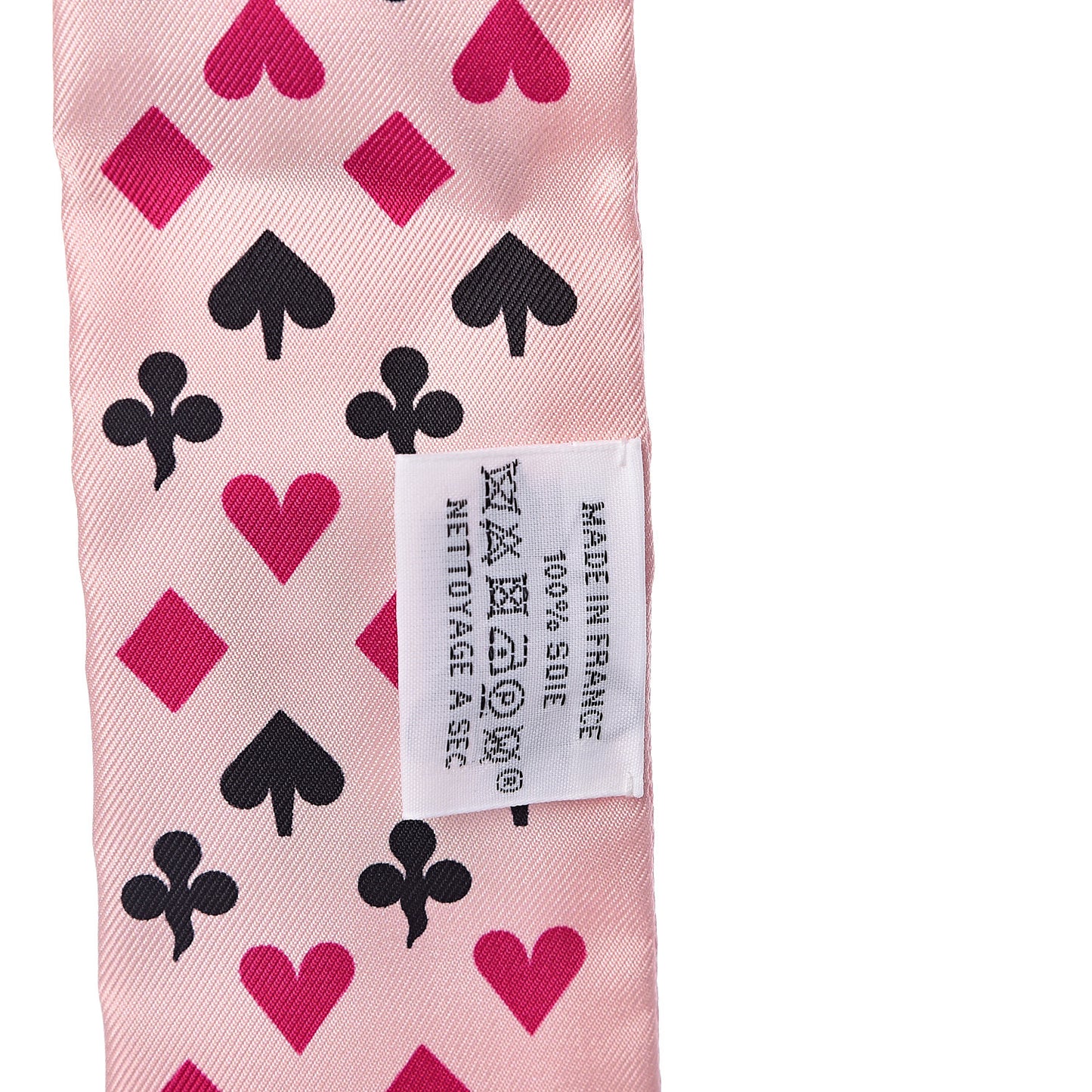 Silk Jeu de Cartes Twilly Rose Nacre Fuchsia Rouge