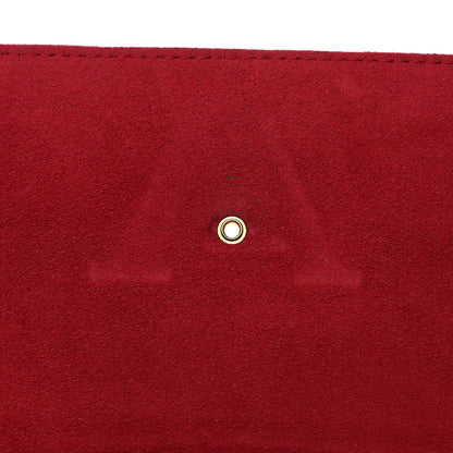 Louis Vuitton Calfskin Chain Louise MM Red 12 of 12