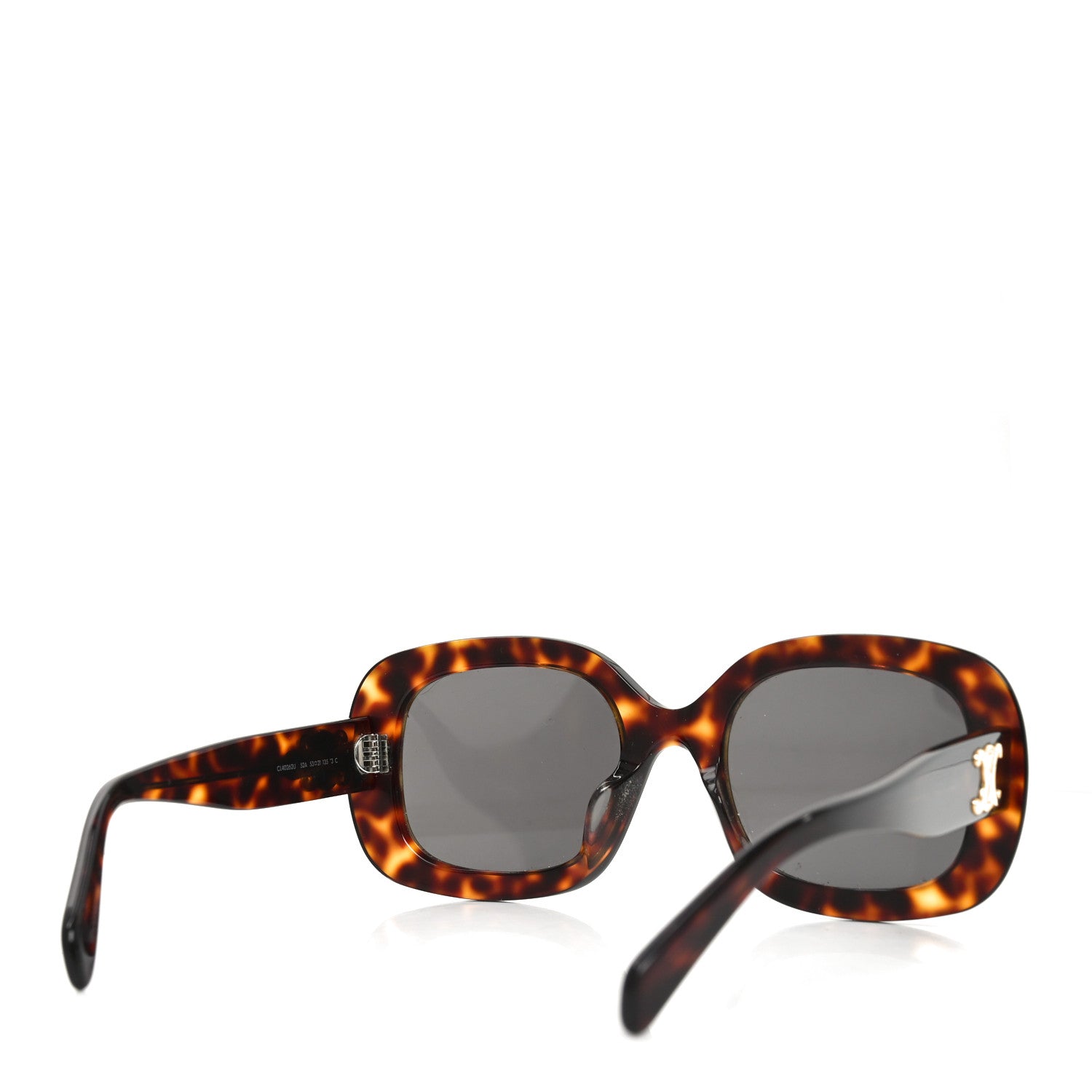 Celine Acetate Triomphe 01 Sunglasses CL40262U Tortoise 4 of 7