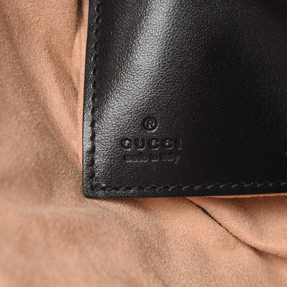 Gucci Calfskin Matelasse Mini GG Marmont Chain Bag Black 6 of 11