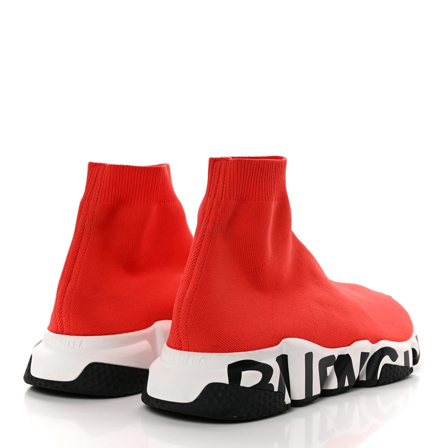 Neoprene Knit Mens Speed Graffiti Sneakers 43 Red White Black