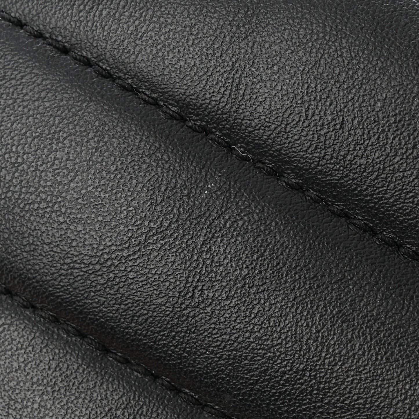 Calfskin Y Quilted Monogram Monochrome Toy Loulou Crossbody Bag Black