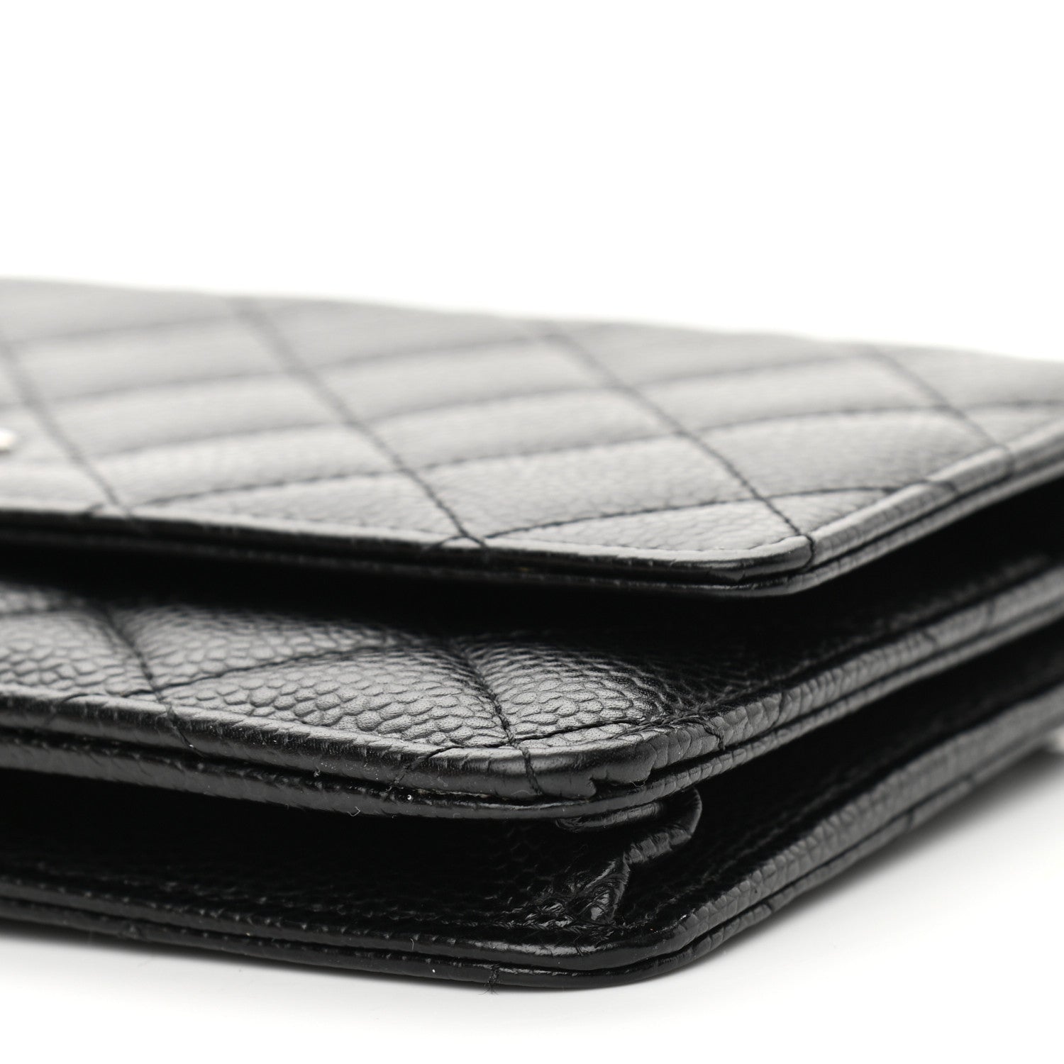 Chanel Caviar Quilted Wallet On Chain WOC Black 11 of 12