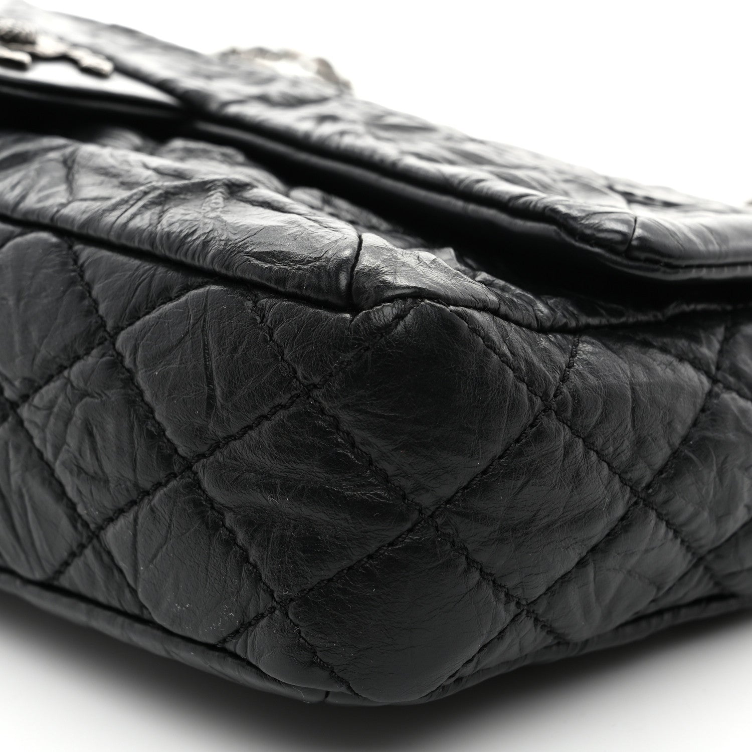 Chanel Aged Calfskin Coco Rider Flap Black 10 of 10